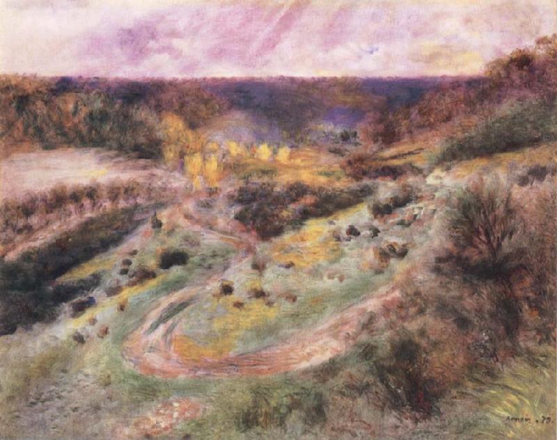 Pierre-Auguste Renoir Road at Wargemont Norge oil painting art